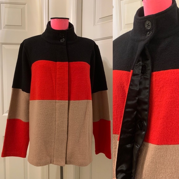 New Karl Lagerfeld Paris wool coatigan/sweater jacket - Picture 2 of 13